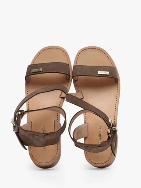 Sandalen Uit Leder Les tropeziennes Beige women HOCNEY ander zicht 3